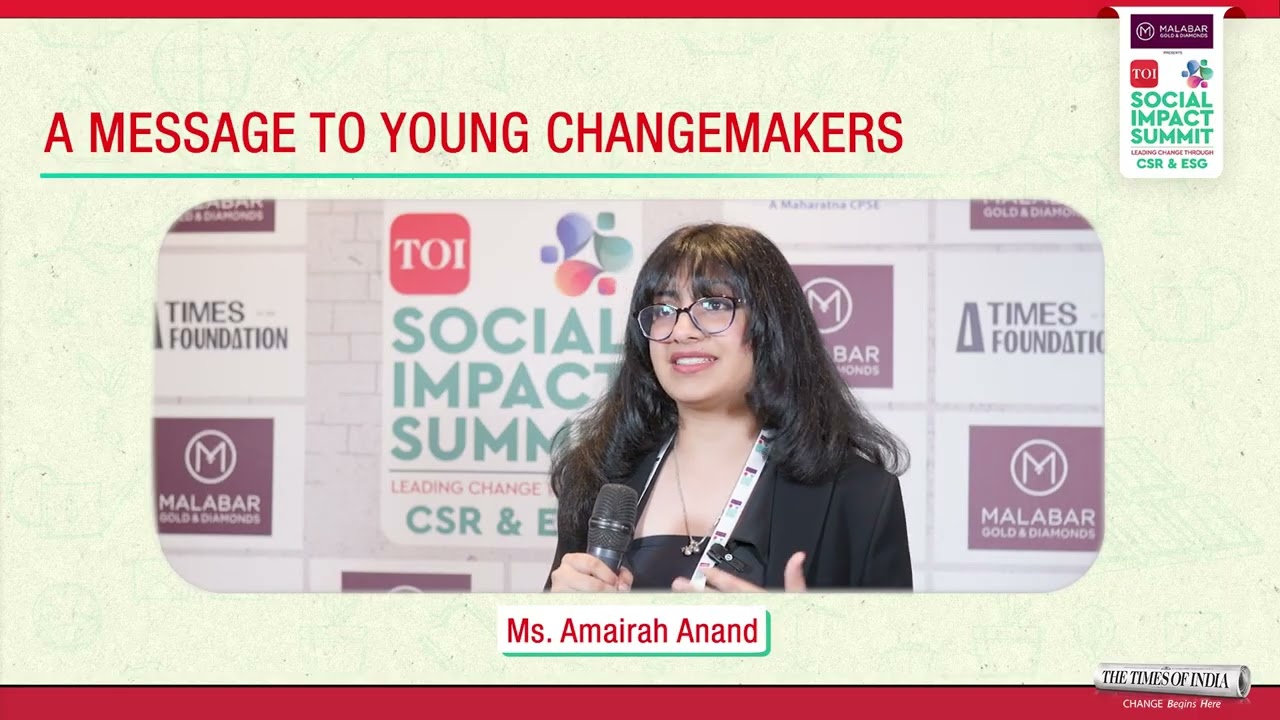 Don’t Gatekeep Your Ideas - Amairah Anand’s Powerful Message to Young Changemakers