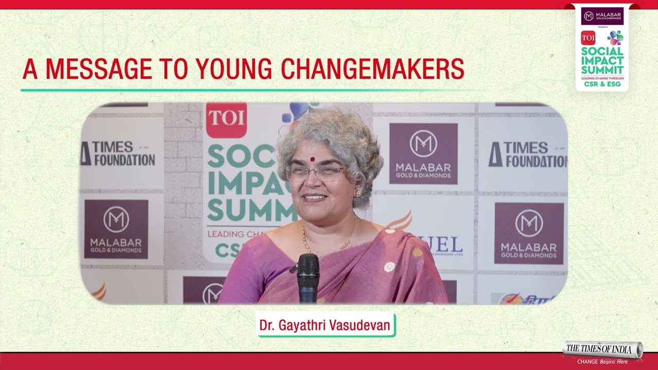 Change Takes Time : Dr. Gayathri Vasudevan on Patience, Process & Long-Term Impact
